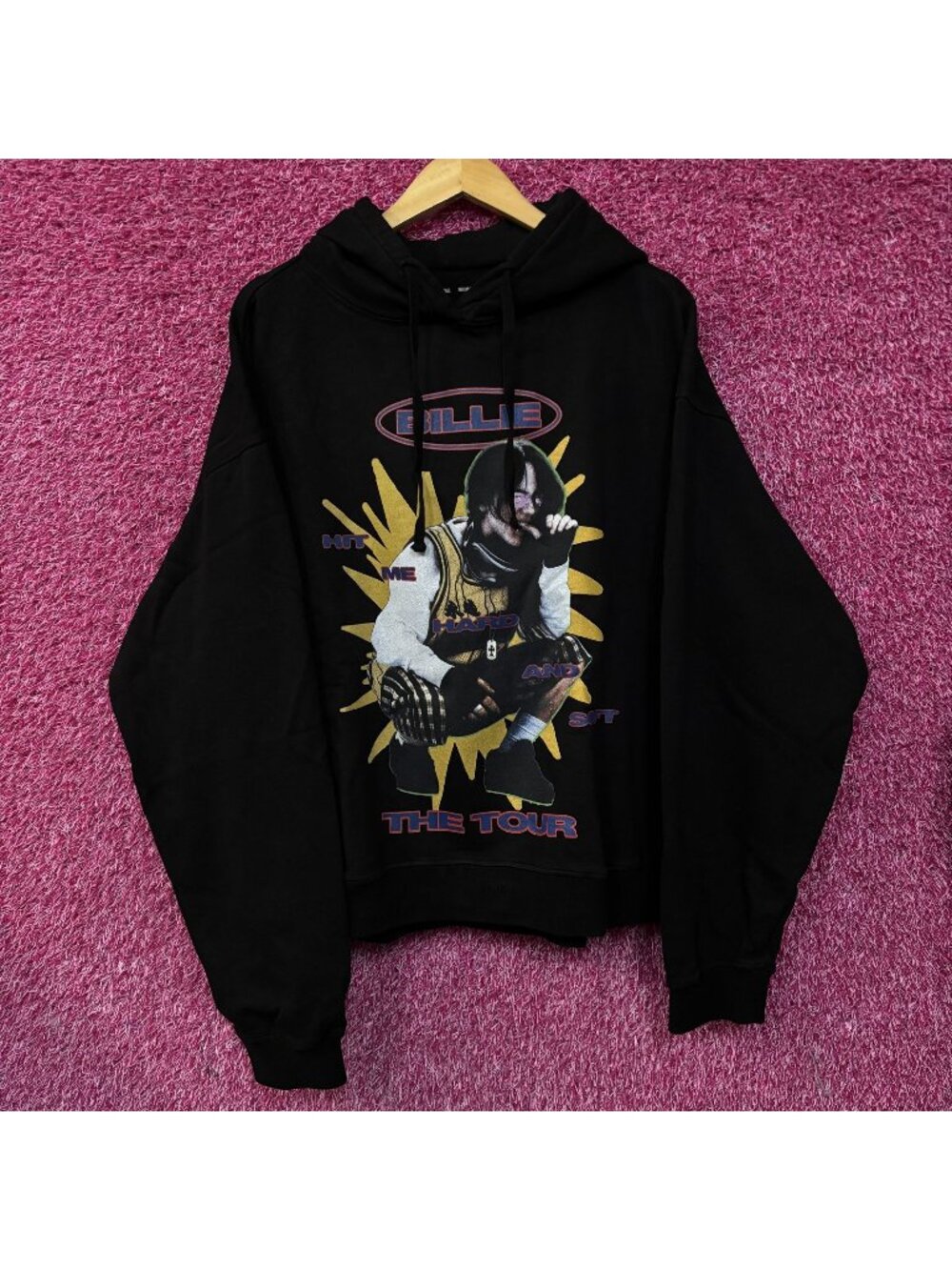 Billie Eilish Hit Me Hard and Soft Tour Hoodie XL